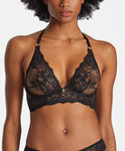 Soutien-gorge brassière dentelle bralette Night Bird black queen Aubade RD10-BQUE