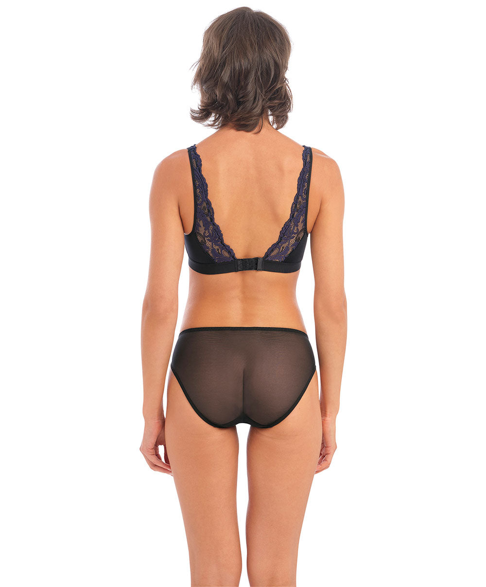 Soutien-gorge brassière sans armatures Wacoal Instant Icon black eclipse WA810322-963