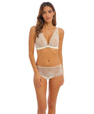 Soutien-gorge brassière sans armatures Wacoal Lace Perfection gardenia ivoire WE135008-GAD
