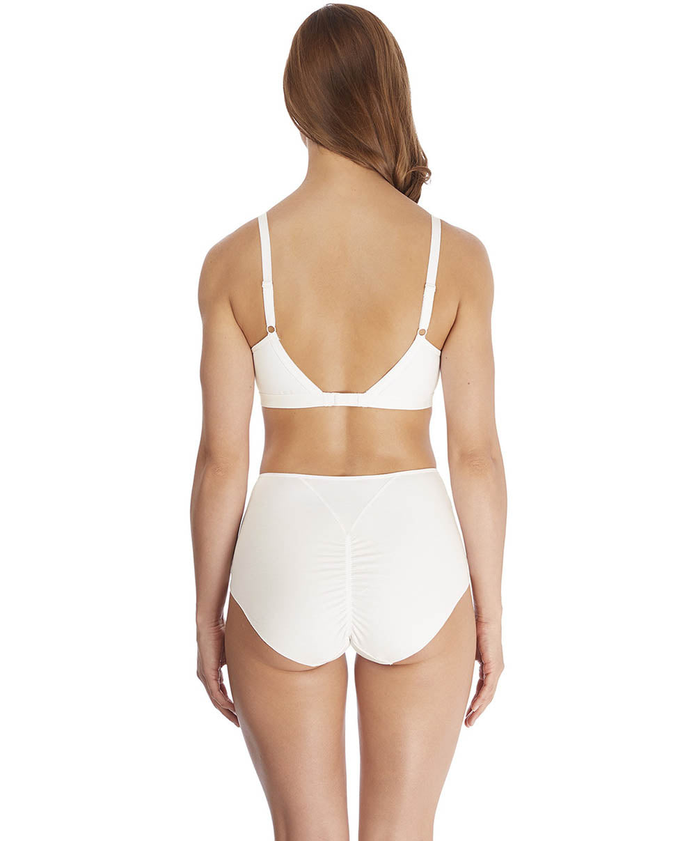 Soutien-gorge brassière sans armatures Wacoal Lisse blanc WE145003-WHE