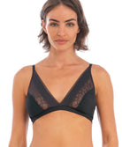 Soutien-gorge brassière sans armatures Wacoal Gloir Noir WE600303-BLK