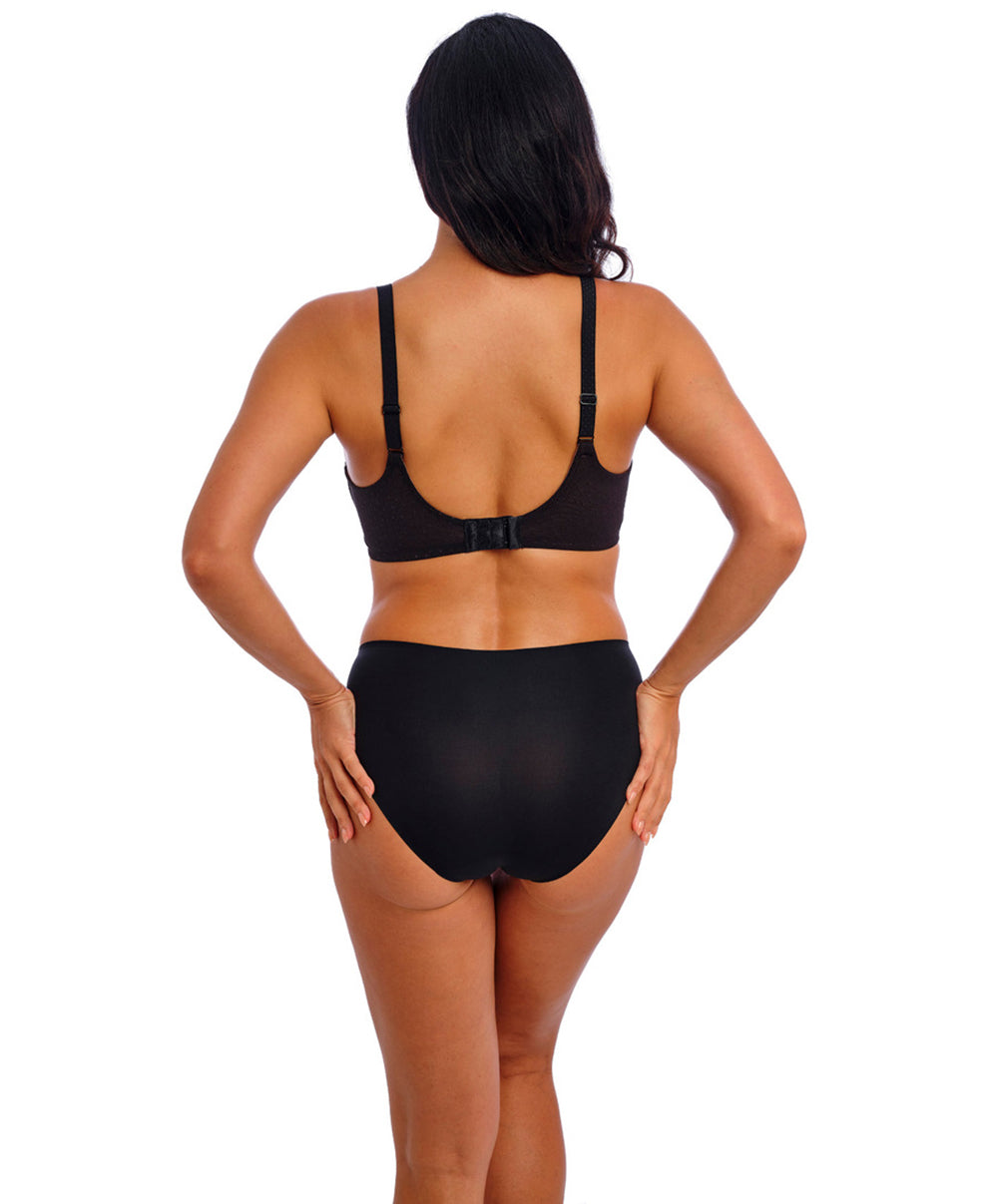 Soutien-gorge brassière sans armatures bralette Wacoal Back Appeal noir WA852303-BLK