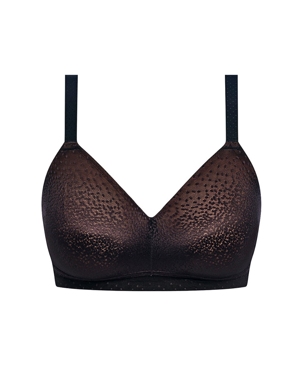 Soutien-gorge brassière sans armatures bralette Wacoal Back Appeal noir WA852303-BLK