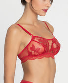 Soutien-gorge brassière souple Lise Charmel Glamour Couture rouge ACH5907-GD