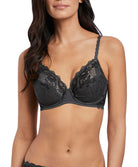 Soutien-gorge armatures classique Wacoal Lace Perfection charcoal gris anthracite WE135002-CHL