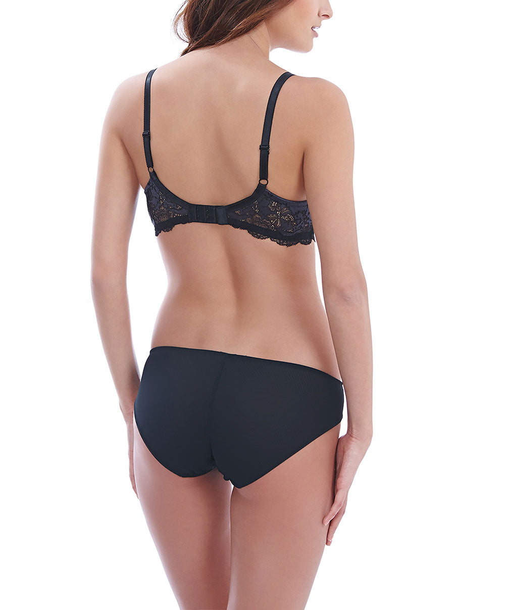 Soutien-gorge contour Wacoal Lace Affair noir graphite WA853256-490