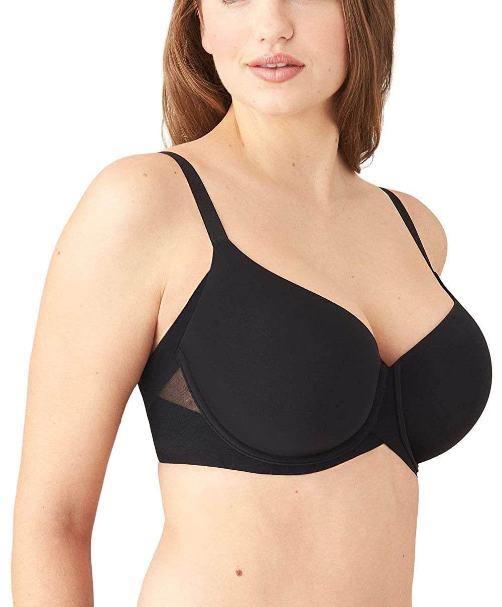 Soutien-gorge contour lisse Wacoal Ultimate Side Smoother noir WA853281-BLK face