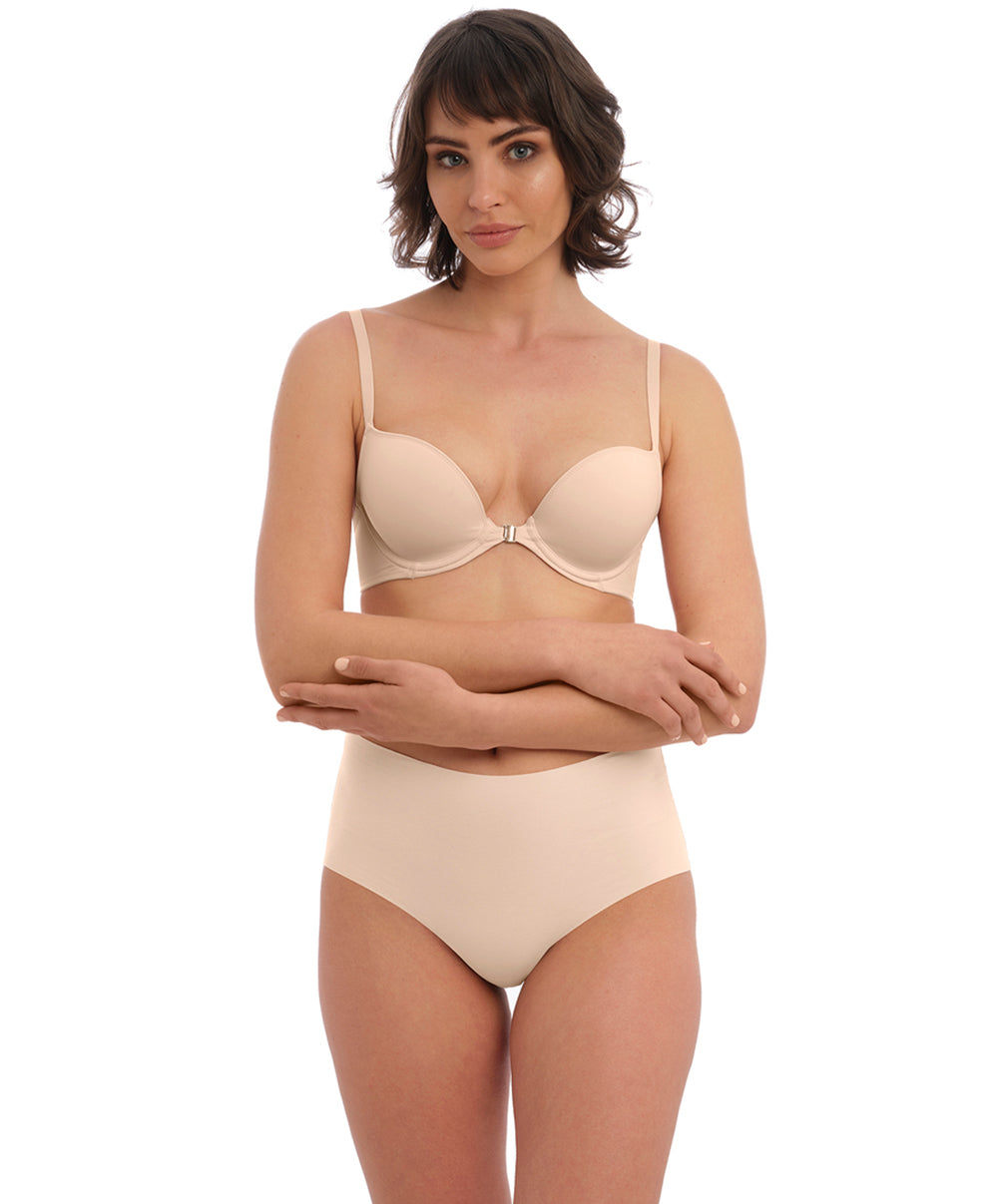 Soutien-gorge contour moulé lisse ouverture frontale Wacoal Accord frappe nude WE600416-FRP