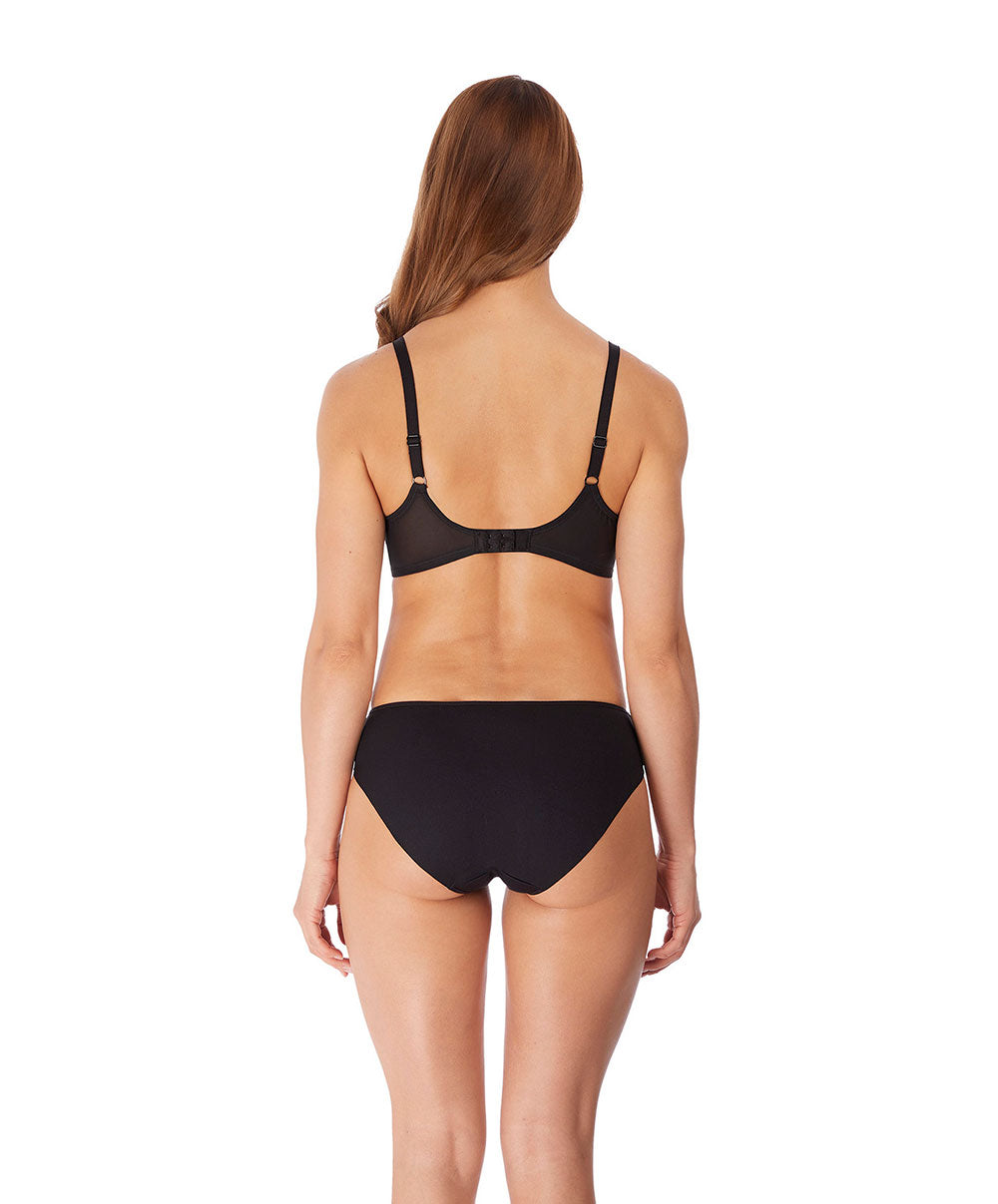 Soutien-gorge contour moulé spacer Wacoal Lisse noir WE145004-BLK