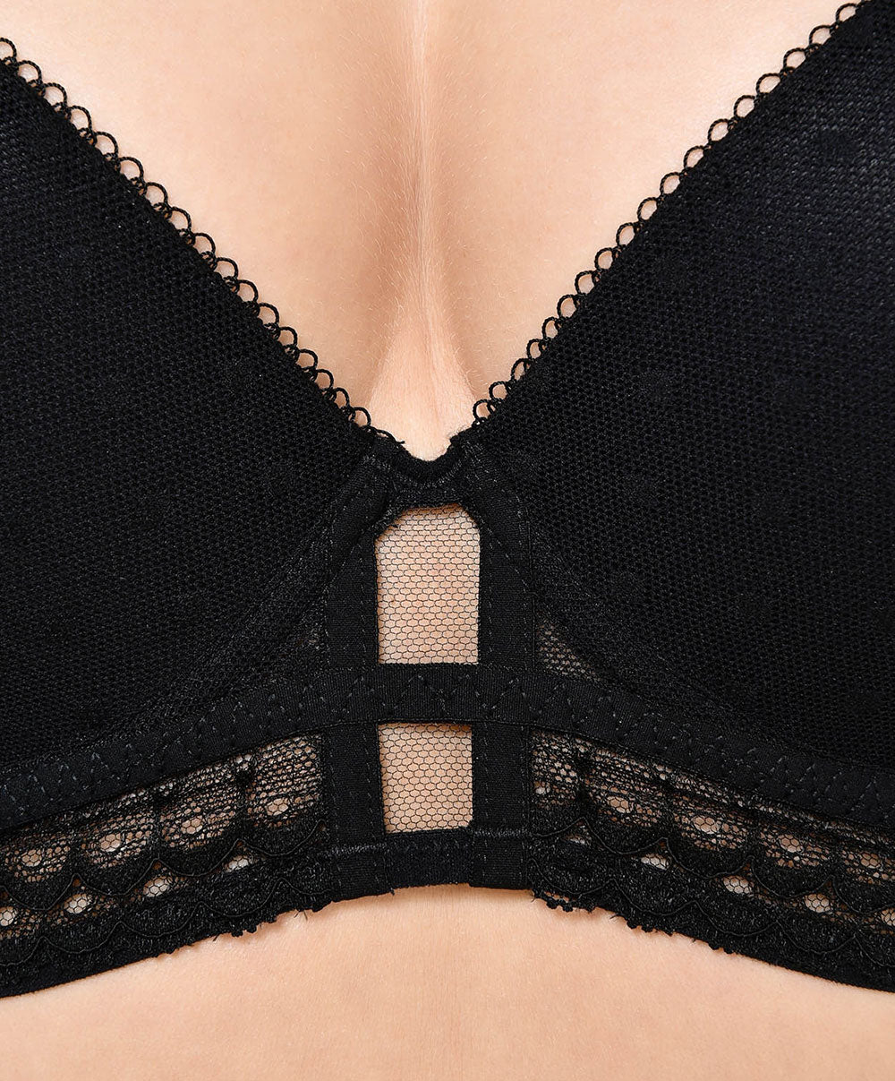 Soutien-gorge coque Antigel de Lise Charmel Intermède Sexy noir ECG3682-3882-NO