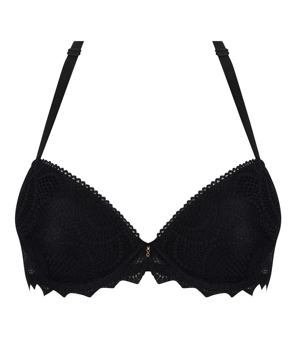 Soutien-gorge coque Antigel de Lise Charmel Sexy Bohême noir ECJ8040-NO