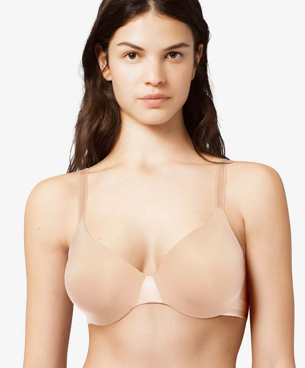 Soutien-gorge coque enveloppant Chantelle Essentiall Beige doré C15G60-01N