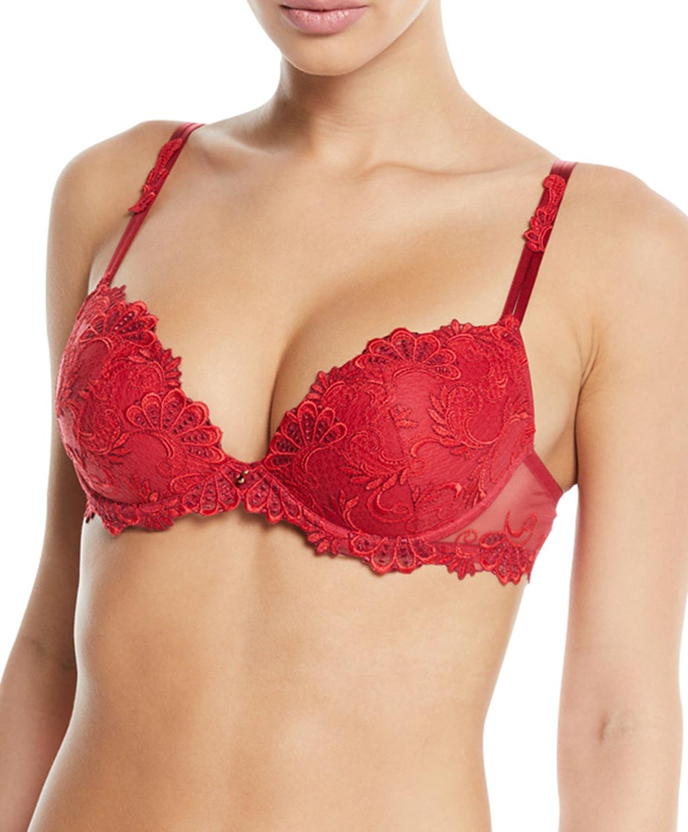Soutien-gorge coque Lise Charmel Dressing Floral rouge ACC8588-DS