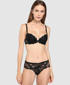 Soutien-gorge coque Lise Charmel Dressing Floral noir ACC8588-NO