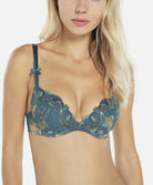 Soutien-gorge coque Lise Charmel Écrin nature pastel bleu paon ACG8529-EP
