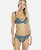 Soutien-gorge coque Lise Charmel Écrin nature pastel bleu paon ACG8529-EP