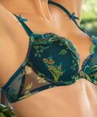 Soutien-gorge coque Lise Charmel Écrin nature pastel bleu paon ACG8529-EP