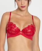 Soutien-gorge coque Lise Charmel Glamour Couture rouge ACH8507-GD