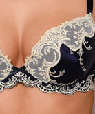 Soutien-gorge coque Lise Charmel Splendeur Soie marine ACC8580-SM