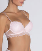 Soutien-gorge coque Lise Charmel Sublime en Dentelle rose poudre ACH8513-OS