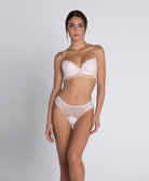 Soutien-gorge coque Lise Charmel Sublime en Dentelle rose poudre ACH8513-OS