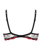 Soutien-gorge coque Lise Charmel Écrin Désir noir et rouge