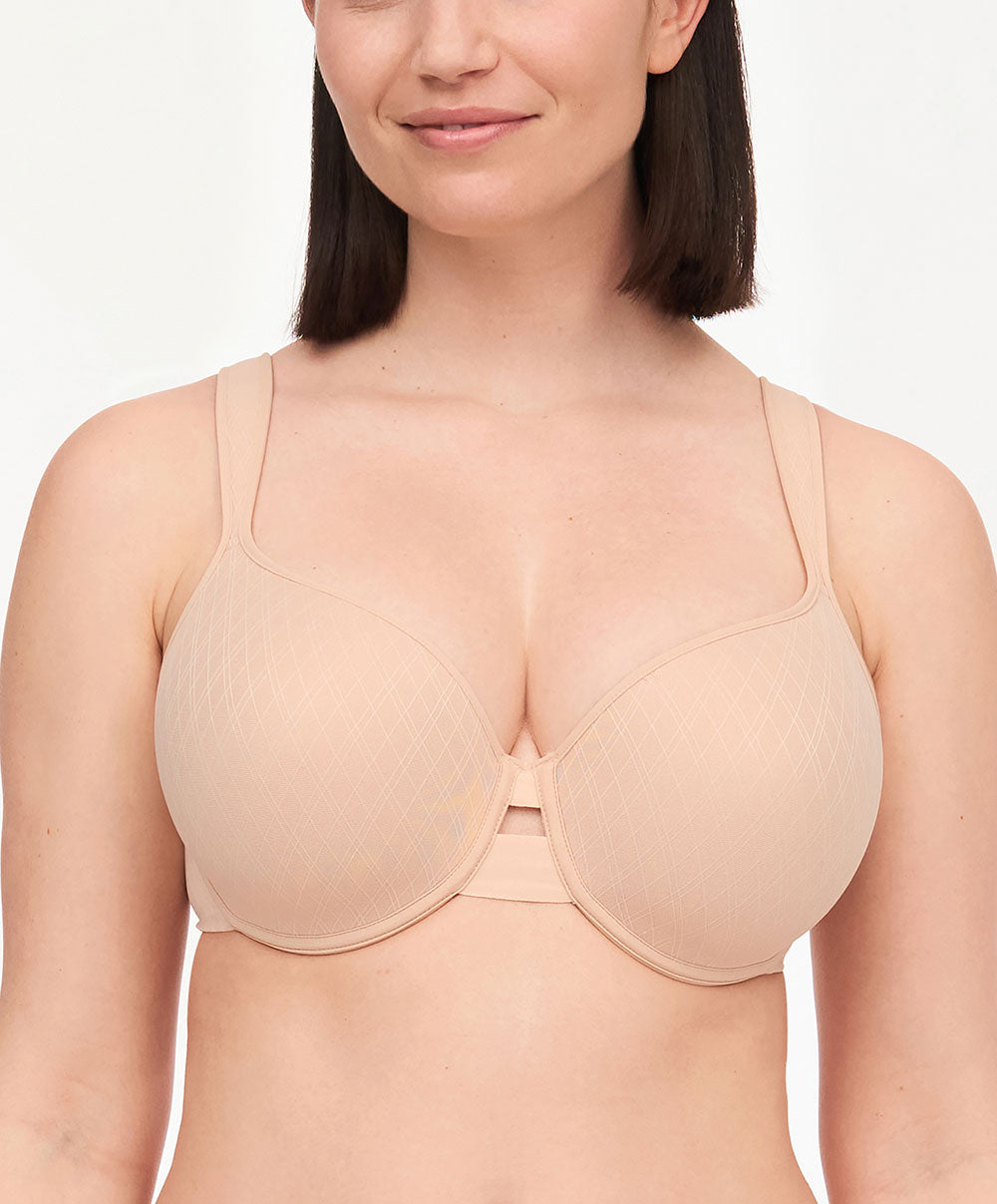 Soutien-gorge coque à mémoire de forme enveloppant Chantelle Smooth Lines beige doré C11N60-01N