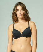 Soutien-gorge coque armatures spacer 3D Simone Pérèle Caresse noir 12A316-015