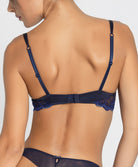 Soutien-gorge coque en soie Lise Charmel Splendeur Soie bermudes bleu ACC8580-BS