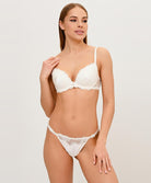 Soutien-gorge coque en soie Lise Charmel Splendeur soie écru nacre ACC8580-EN