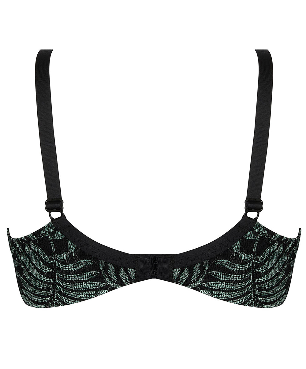 Soutien-gorge coque grande taille Antigel de Lise Charmel Jungle du Soir vert minuit FCJ8044-VM