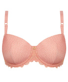 Soutien-gorge coque grande taille Antigel de Lise Charmel Pétille en Glam bulles rosées FCH8082-BR