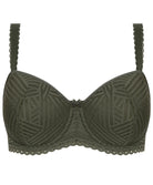 Soutien-gorge coque grande taille Antigel de Lise Charmel Tressage Graphic éclat aventure kaki FCC3837-EA 10