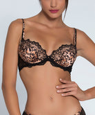 Soutien-gorge coque imprimé panthère Lise Charmel Fauve Amour ambre panthère ACH8079-AP