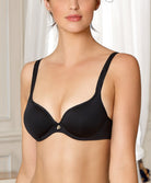 Soutien-gorge bandeau bretelles amovibles Lise Charmel Mode Pure noir ACA5619-NO