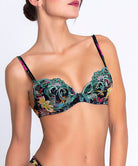 Soutien-gorge coque moulé Lise Charmel Fleurs Étoiles éclat étoile (noir et multicolore) ACH8596-EE