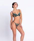Soutien-gorge coque moulé Lise Charmel Fleurs Étoiles éclat étoile (noir et multicolore) ACH8596-EE