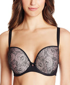 Soutien-gorge coque moule armatures Deco Darling Freya Noir et rose