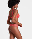 Soutien-gorge coque moulé lisse spacer plongeant Sweetessence grenadine Aubade IKN09-GRND
