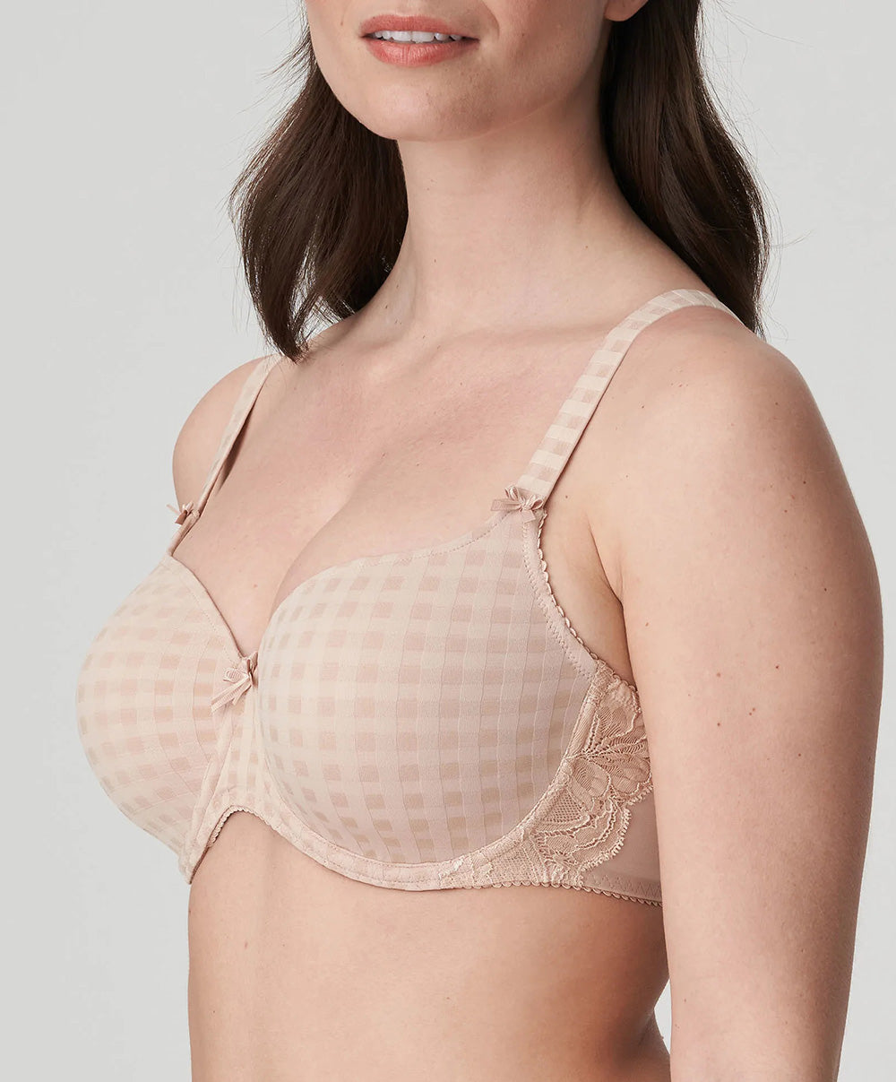 Soutien-gorge coque rembourré décolleté cœur PrimaDonna Madison café latte 0262120-0262121-CAL