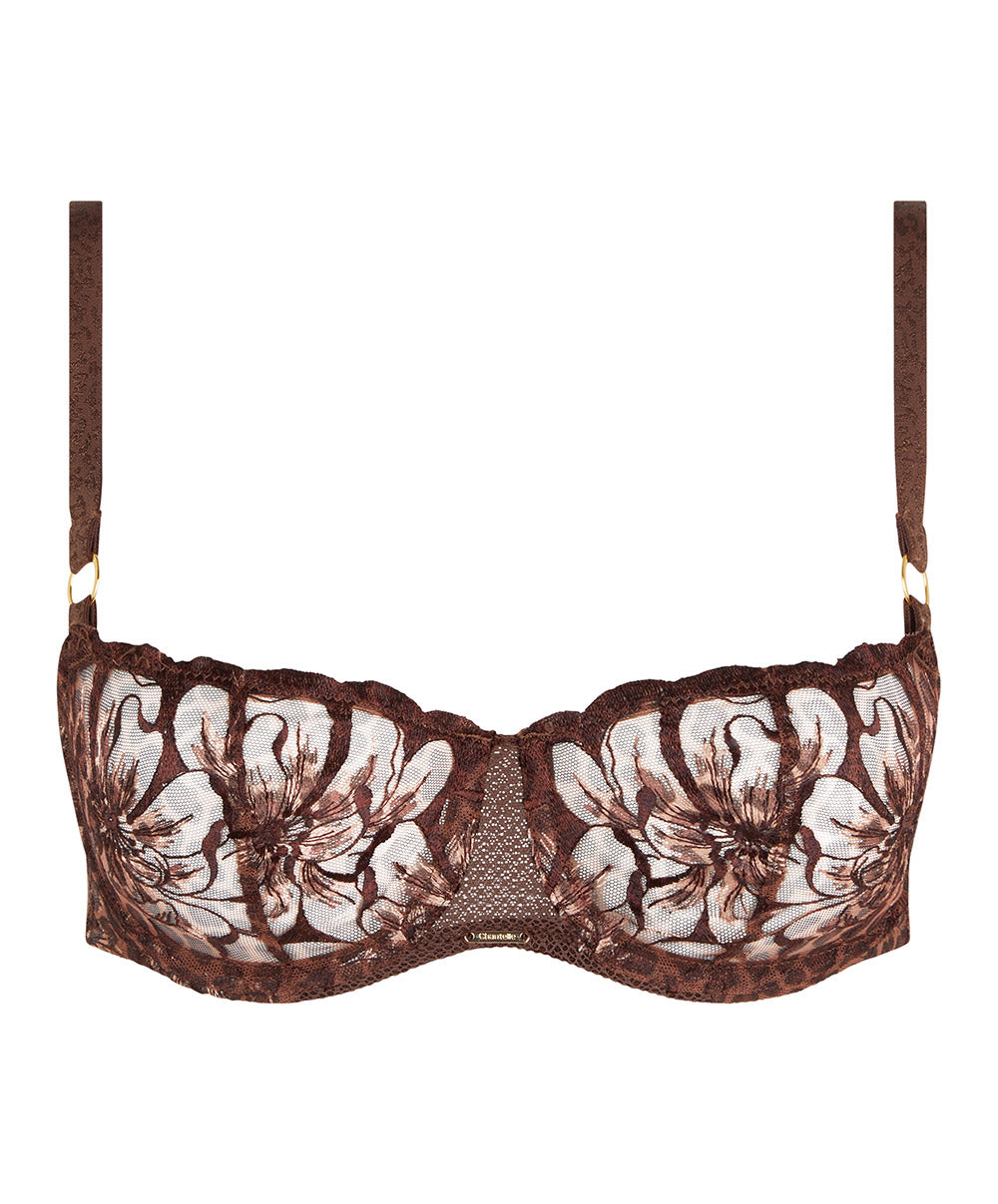 Soutien-gorge corbeille Fleurs imprimé léo Chantelle C12M50-0WF