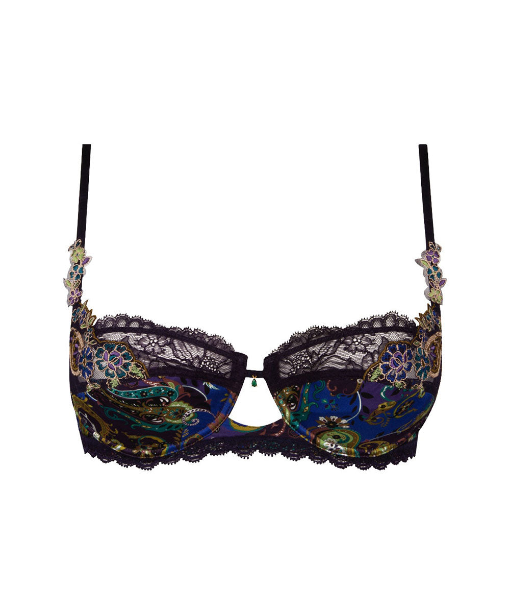 Soutien-gorge corbeille Lise Charmel Dentelle Cashmer emaux cashmer (=prune) ACH3051-EC