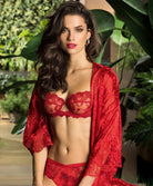 Soutien-gorge corbeille Lise Charmel Dressing Floral rouge ACC3088-DS