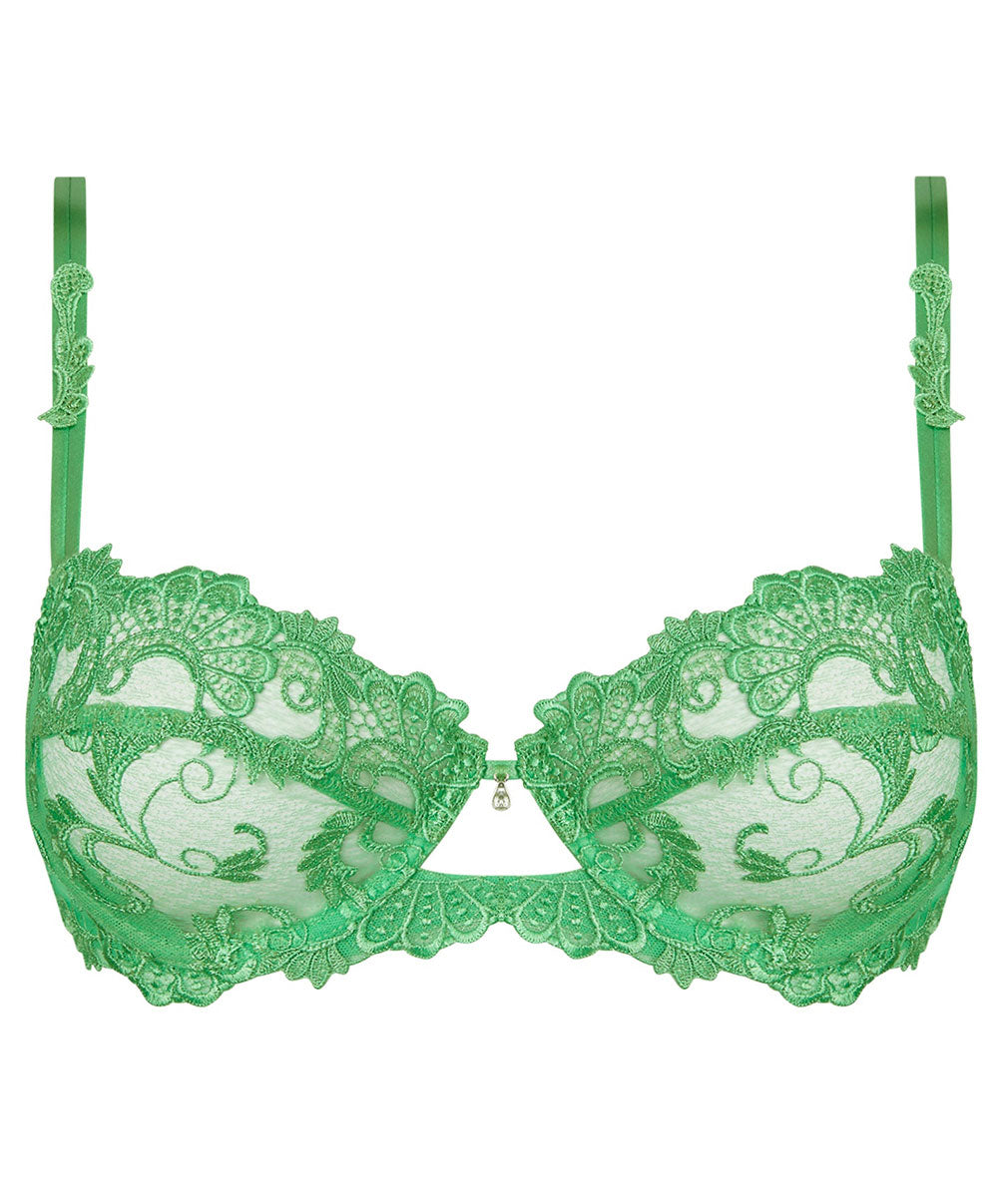 Soutien-gorge corbeille Lise Charmel Dressing Floral émeraude ACC3088-DE