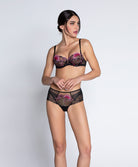 Soutien-gorge corbeille Lise Charmel Floraison Passion safran rose ACH3086-SR