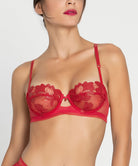 Soutien-gorge corbeille Lise Charmel Glamour Couture rouge ACH3007-GD