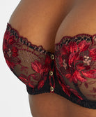 Soutien-gorge corbeille Mélodie d'été black cherry Aubade ICF14-BCHE