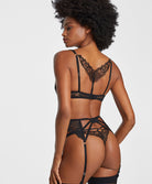 Soutien-gorge corbeille Night Bird black queen Aubade RDF14-BQUE