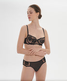 Soutien-gorge corbeille Simone Pérèle Intrigue noir 1E2330-015