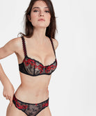 Soutien-gorge corbeille armatures À Fleur de Toi rouge prodigieux Aubade IBF14-RPRO